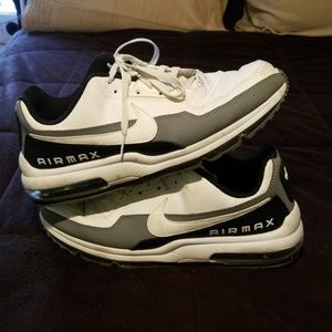 Blk Wht and Gray Nike Air Max